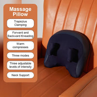Portable Wireless Neck and Shoulder Shiatsu Massage Pillow