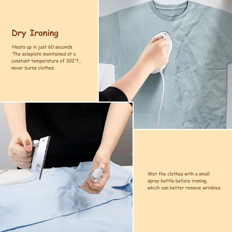 Portable Mini Electric Travel Iron - 11