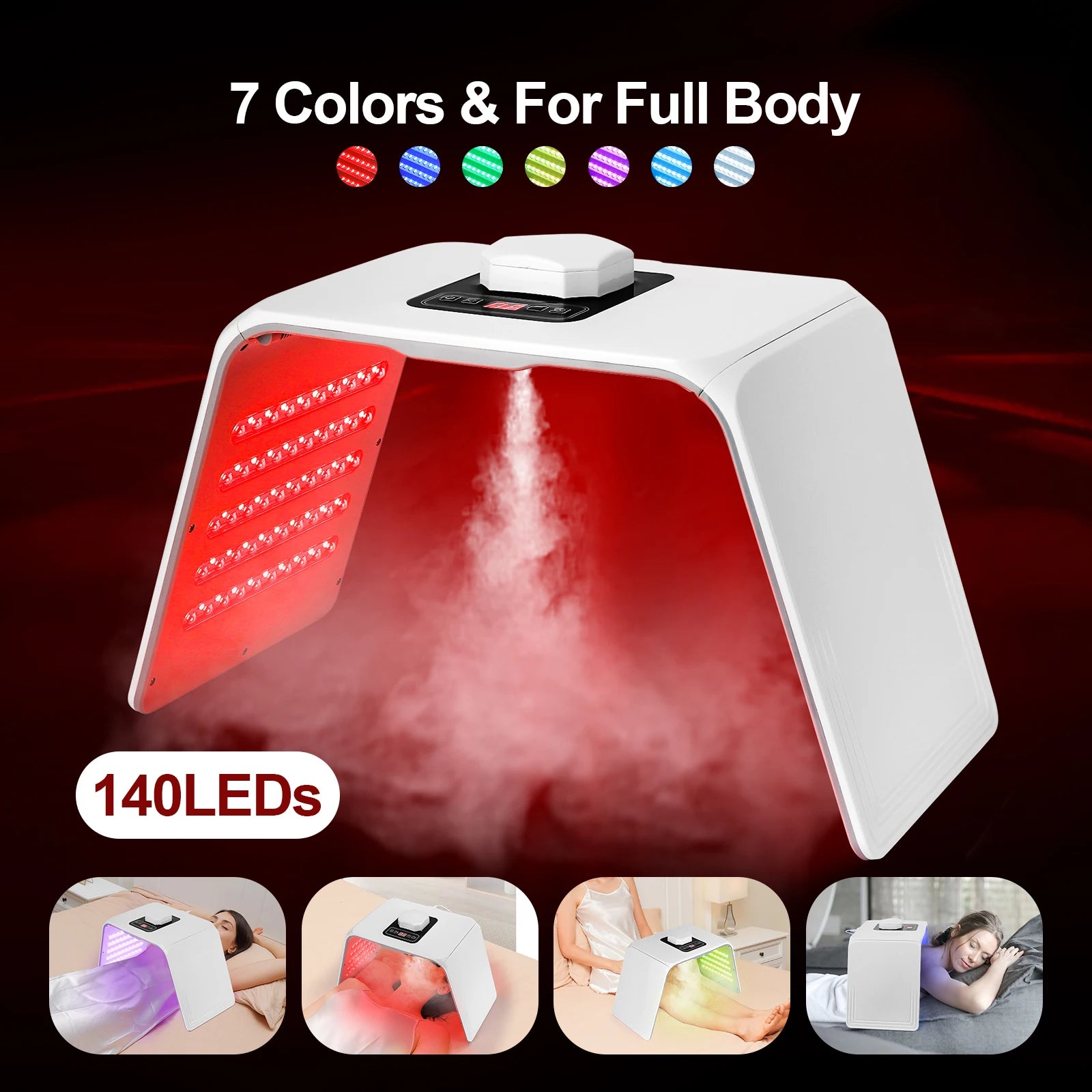 7-Color LED Photon Skin Therapy & Nano Hydration Machine - 9
