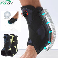 Adjustable Ankle Support Brace with Compression Knob