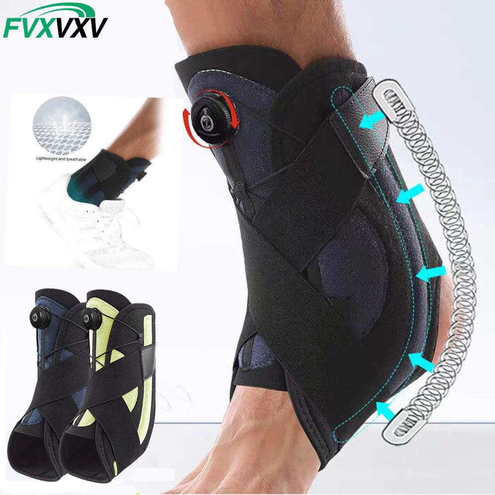 Adjustable Ankle Support Brace with Compression Knob - 1