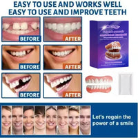 Flexible Cosmetic Denture Set for Natural Smile