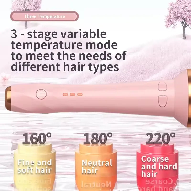 Automatic Rotating Ceramic Hair Curling Iron - 4