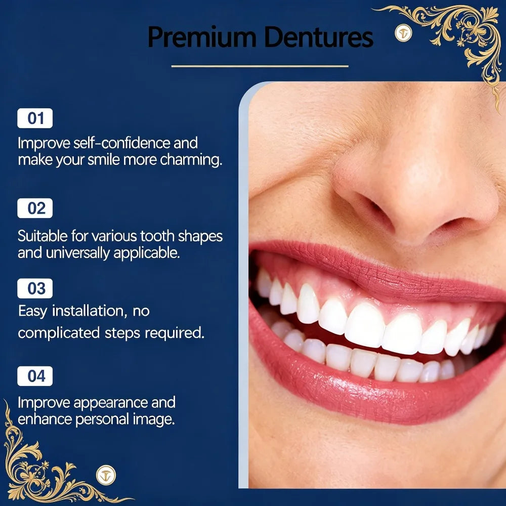 Custom Fit Moldable Cosmetic Dentures for a Natural Smile - 3