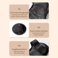 3-in-1 Heated Massage Wrap for Shoulder, Knee and Elbow
