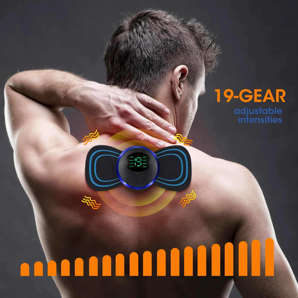 Portable Electric Muscle Massage Patch for Pain Relief - 11