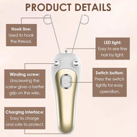 Electric Cotton Thread Hair Remover for Face and Body
