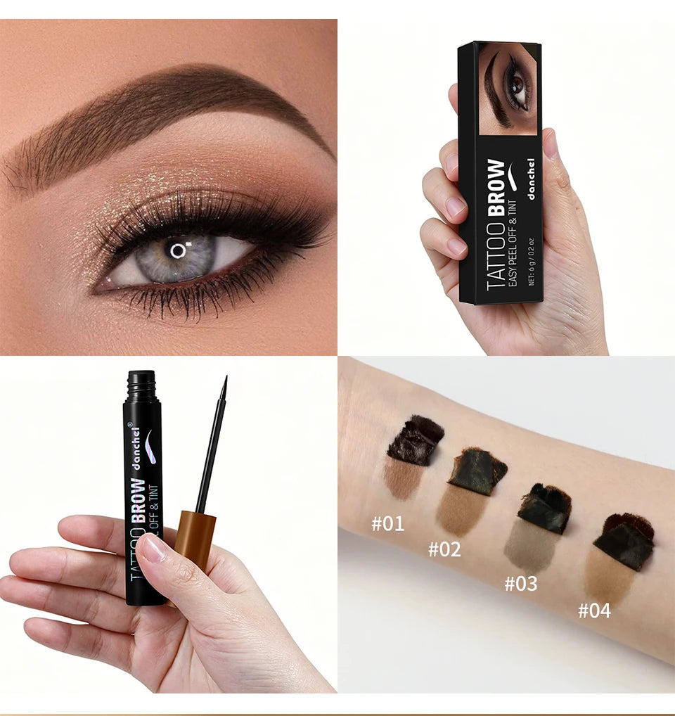 Waterproof Peel-Off Eyebrow Tint Gel - 17