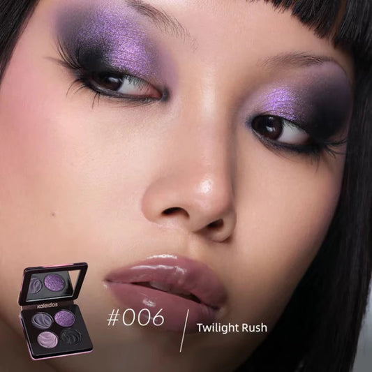 4-Color Shimmer Glitter Eyeshadow Palette