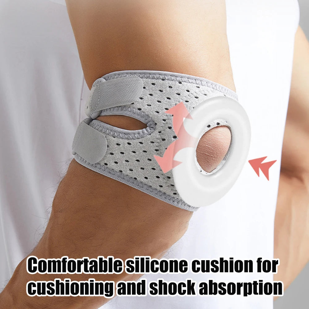 Adjustable Breathable Elbow Support Brace for Pain Relief - 17