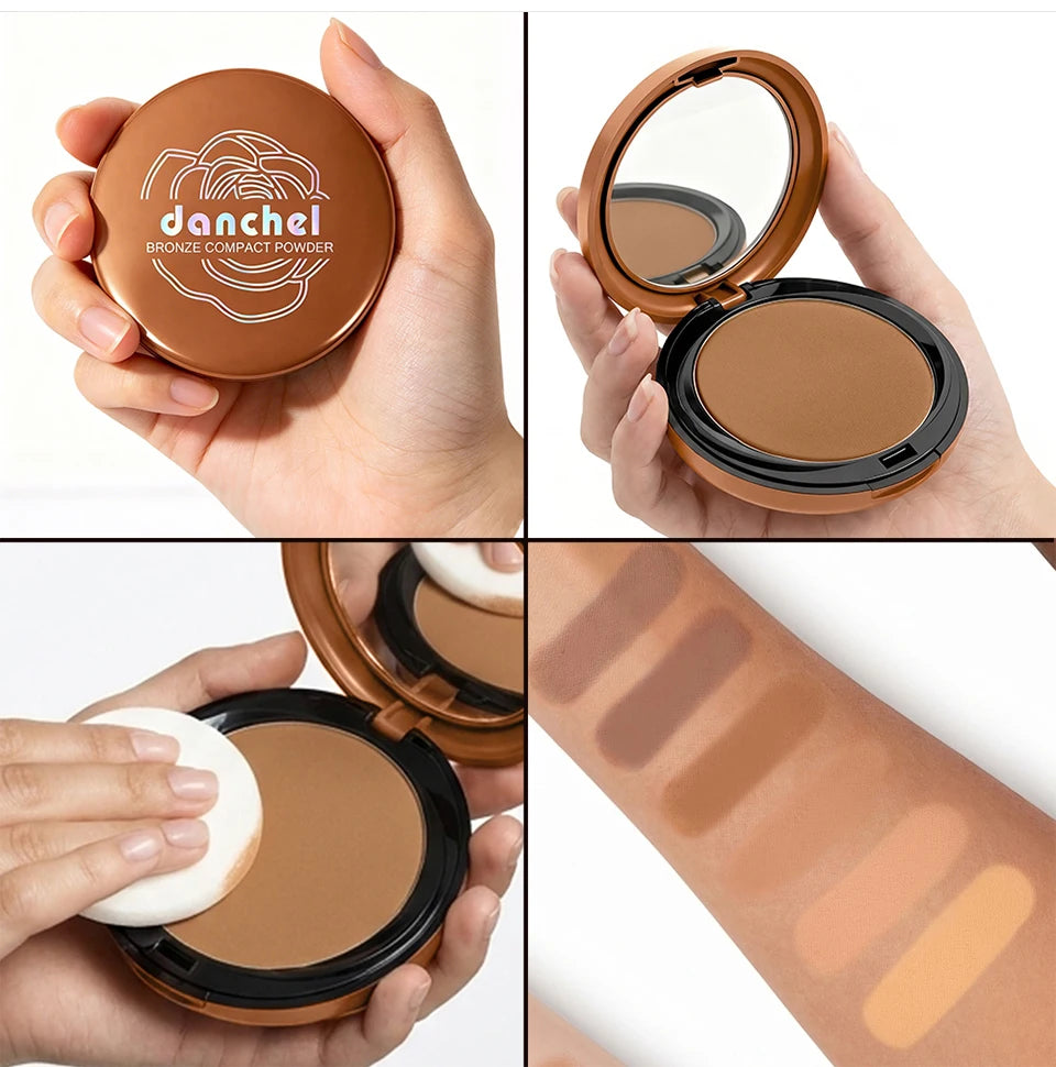 6-Color Matte Bronzer Powder Compact - 17