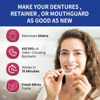 Denture and Retainer Cleaning Tablets (100 Pack)