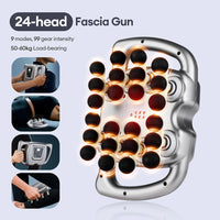 24-Head Deep Tissue Percussion Muscle Massage Gun