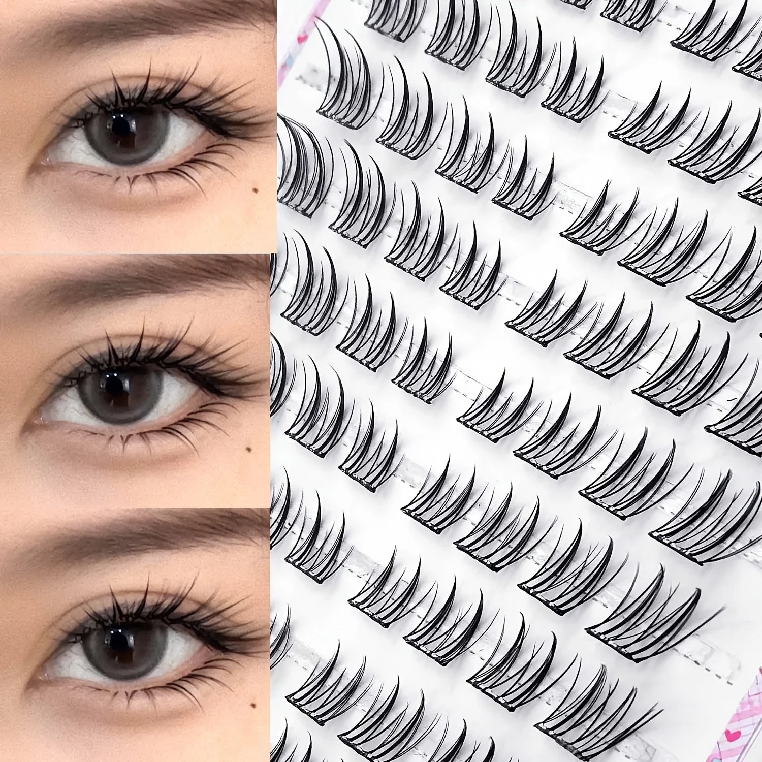 Reusable Glue-Free Cluster Lashes for Natural Daily Look - 4