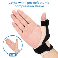 Adjustable Waterproof Silicone Thumb Splint for Pain Relief