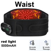 Heated Lumbar Massage Belt for Back Pain Relief