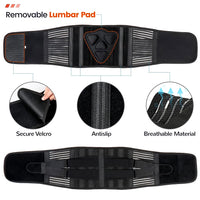 Adjustable Lumbar Support Back Brace for Pain Relief