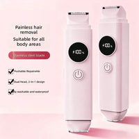 2-in-1 Painless Electric Hair Remover for Face and Body