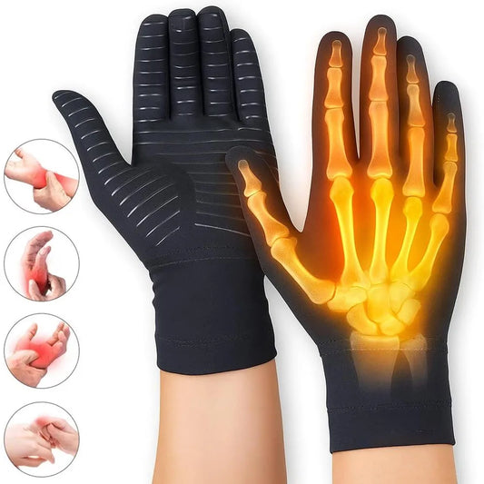 Copper Infused Compression Gloves for Hand Pain Relief