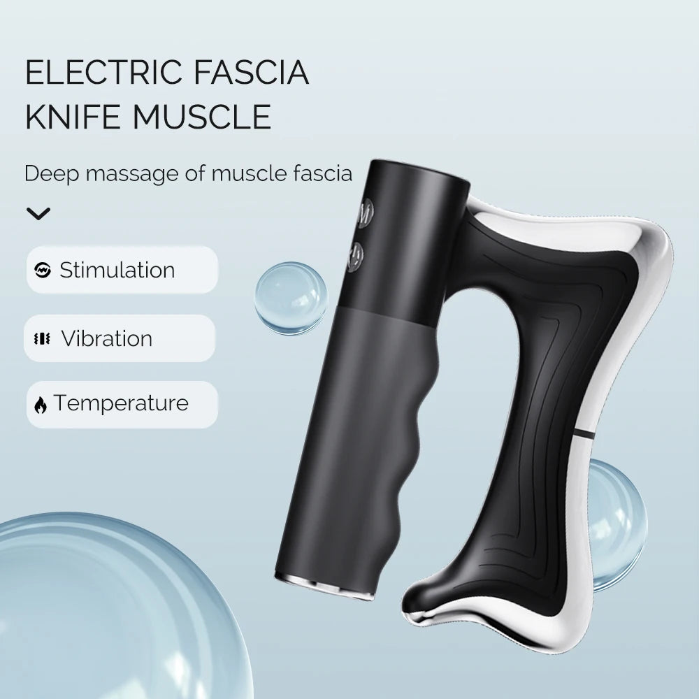 Electric Muscle Scraping & Heated Fascia Massage Tool - 13