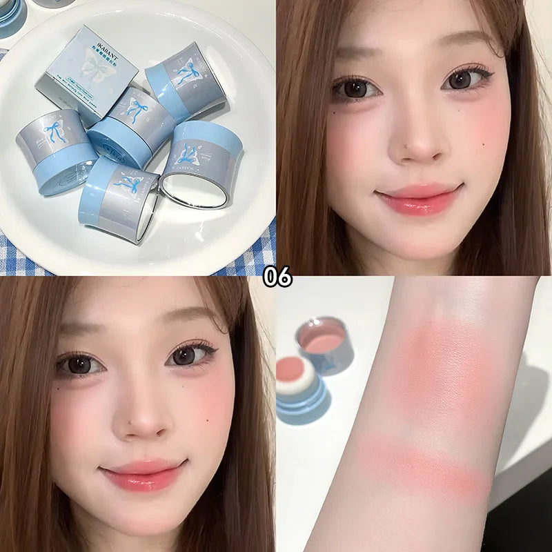 Korean Style Matte Cushion Blush Powder - 17