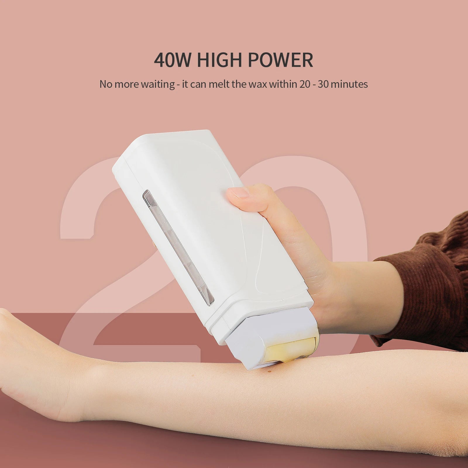 Portable Electric Roll-On Wax Heater for Hair Removal - 9