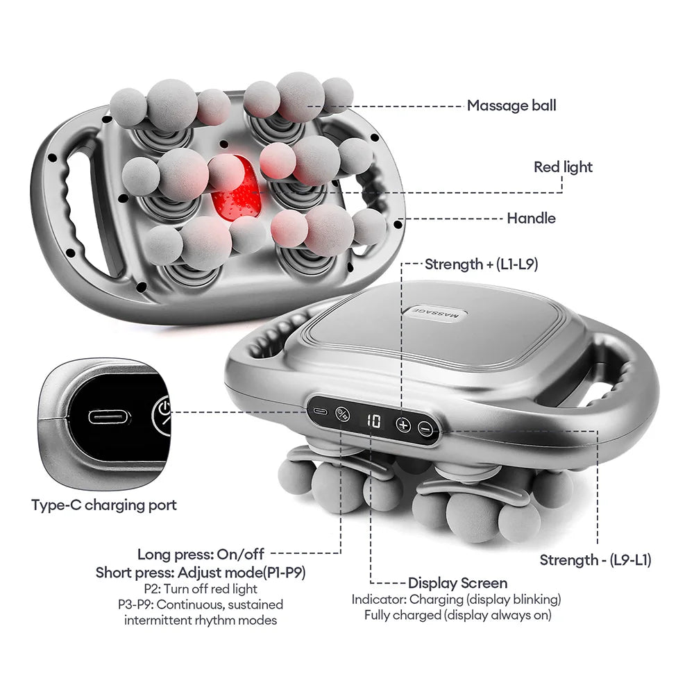 42-Head Electric Muscle Recovery Massage Gun - 29