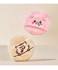 Cute Plush Cosmetic Powder Puff for Flawless Makeup Application