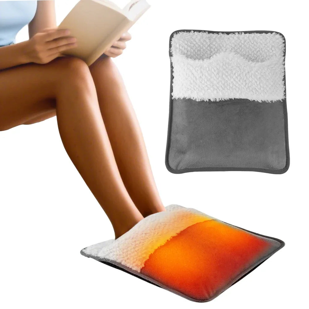 USB Heated Foot Warmer Mat for Office and Home