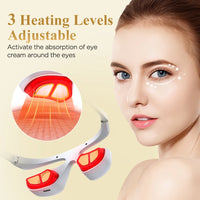 3D Red Light Therapy Eye Massager for Fatigue and Dark Circles