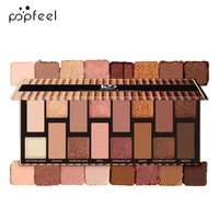 16-Color Waterproof Shimmer and Matte Eyeshadow Palette