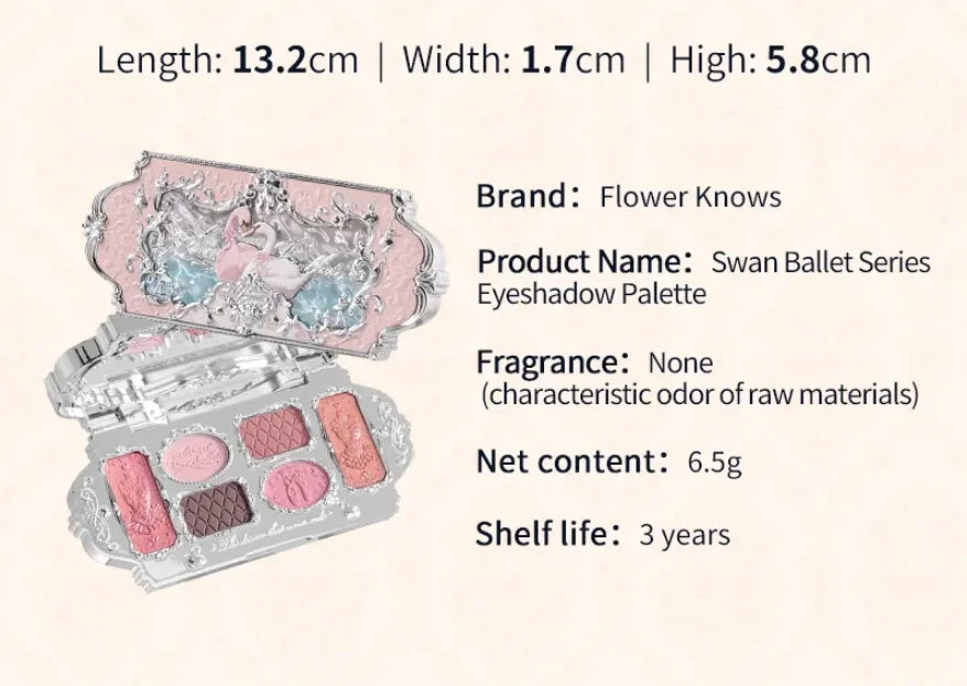 6-Color Shell Pearl Eyeshadow Palette for Long-Lasting Makeup - 27