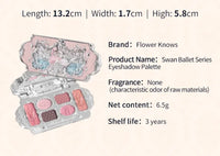 6-Color Shell Pearl Eyeshadow Palette for Long-Lasting Makeup