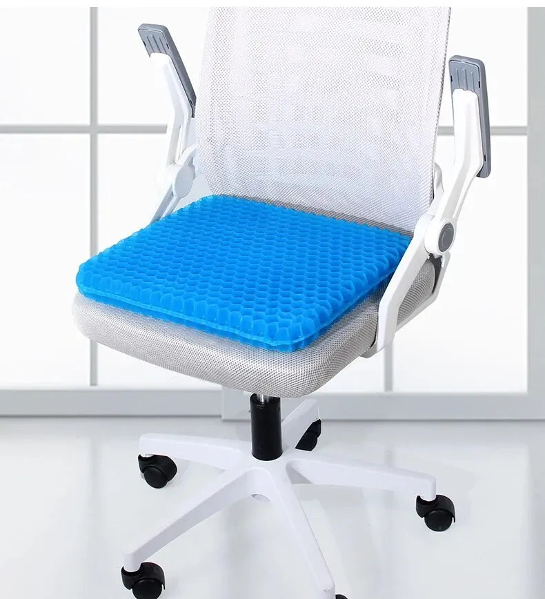 Ergonomic Honeycomb Gel Seat Cushion for Pain Relief - 17