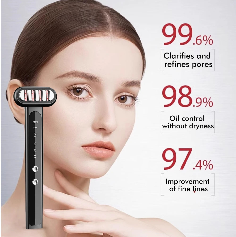 Red Light LED Facial Wand for Anti-Aging and Eye Care - 8