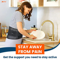 Adjustable Lumbar Support Belt for Lower Back Pain Relief