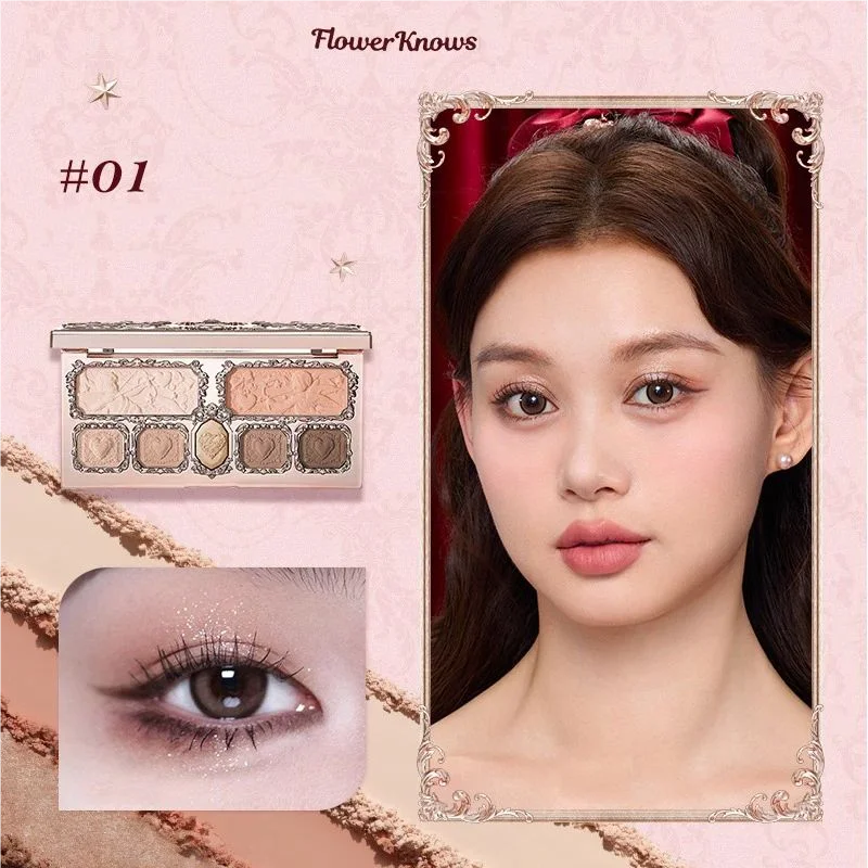 6-Color Swan Ballet Eyeshadow Palette - 40