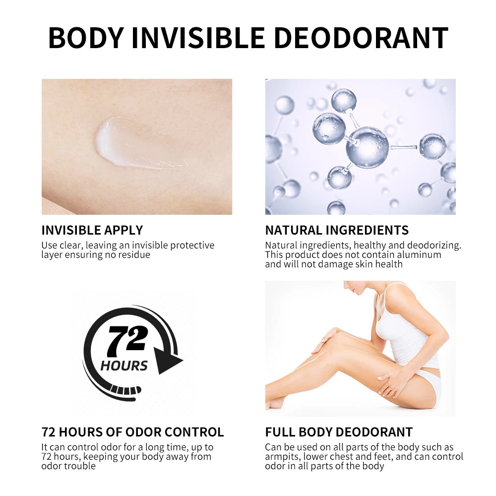All-Day Invisible Full Body Deodorant Cream - 4