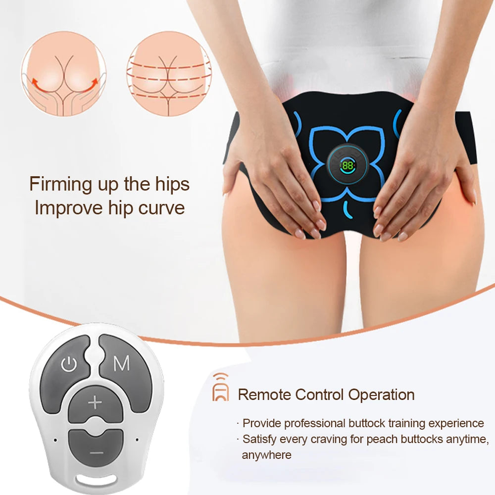 EMS Electric Hip Trainer and Muscle Sculpting Massage Machine - 6