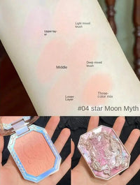 Embossed Floral Matte Blush Palette
