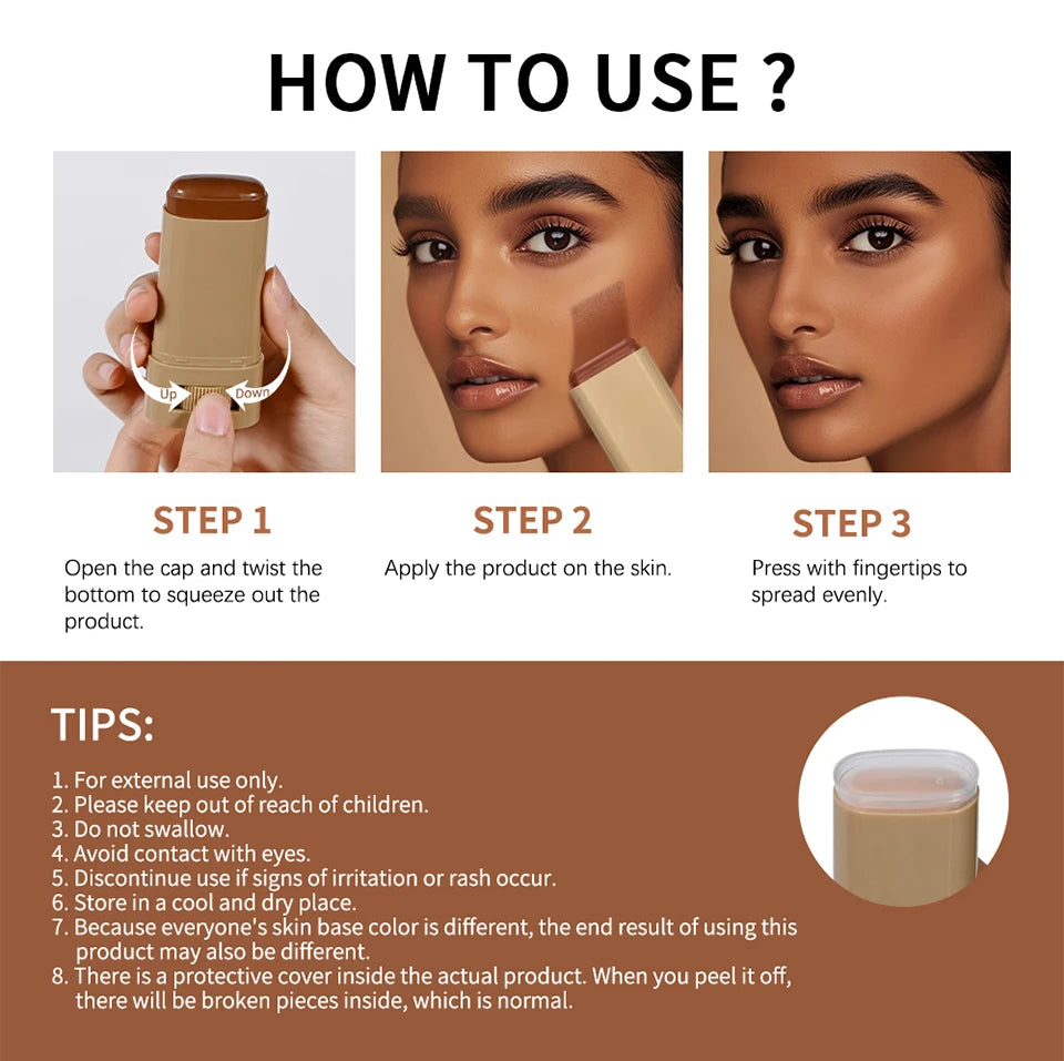 Serum-Infused Foundation Stick for Natural Glow - 15