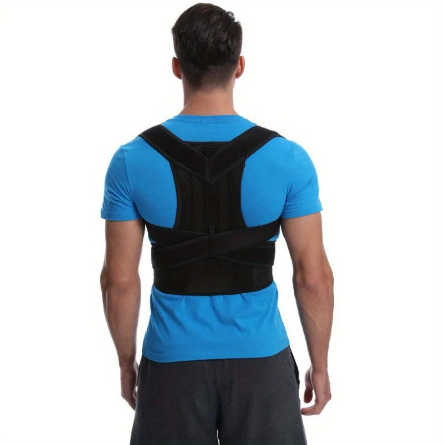 Adjustable Back Posture Corrector and Lumbar Support Brace - 8