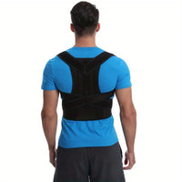 Adjustable Back Posture Corrector and Lumbar Support Brace