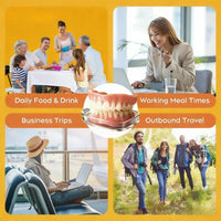 Comfort Fit Silicone Denture Set for Natural Looking Smile