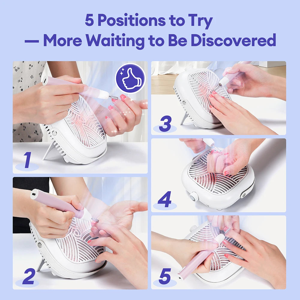 Portable Professional Nail Dust Collector Vacuum - 9