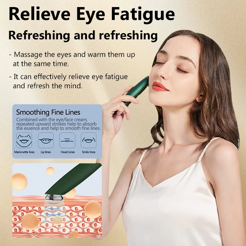 EMS Microcurrent Eye Massager for Wrinkles and Dark Circles - 9
