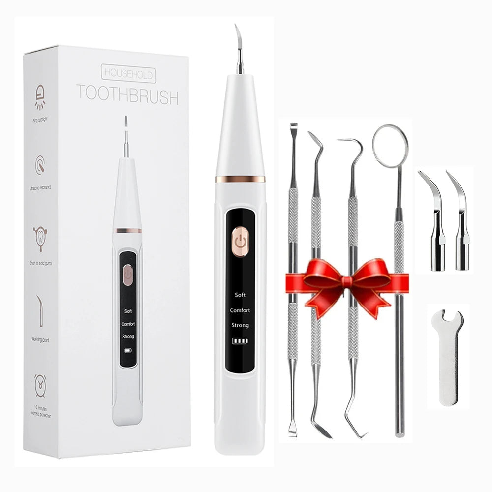 Electric Ultrasonic Teeth Tartar and Plaque Remover - 1