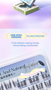 No-Glue DIY Segmented False Eyelashes