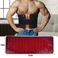 Wearable Red and Infrared Light Therapy Wrap for Muscle Recovery