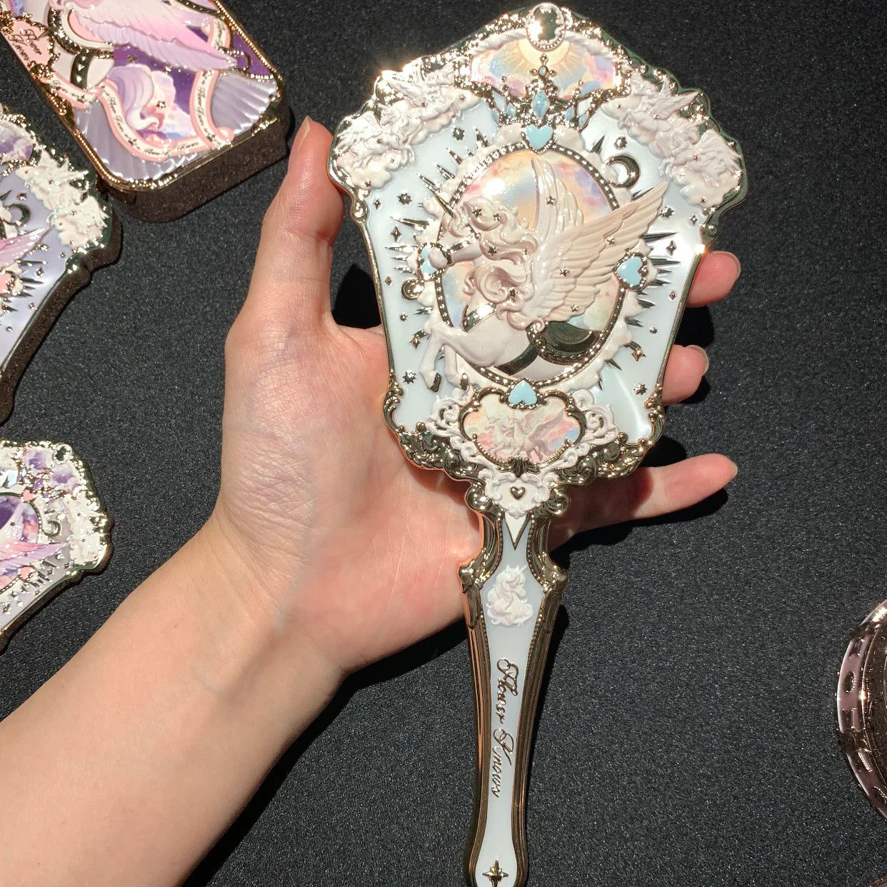 Enchanted Handheld Makeup Mirror for Precise Beauty - 31